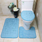 Bathroom Anti-Slip Absorbent Cobblestone Mat Set