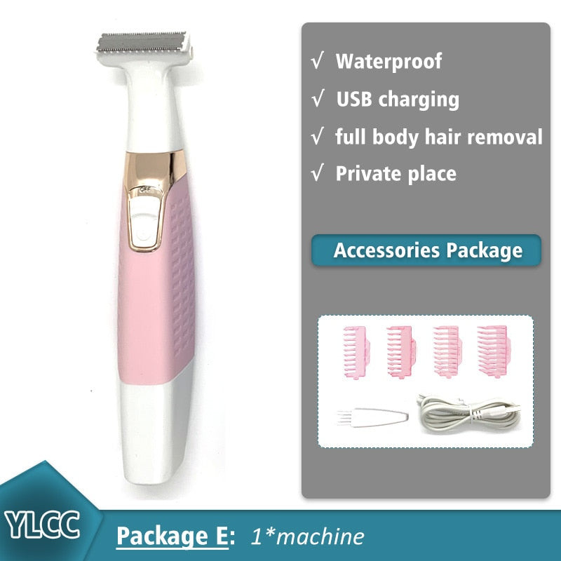 Rechargeable Waterproof Unisex Full Body Shaver