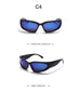 Large Frame Mirror Unisex Designer Sunglasses