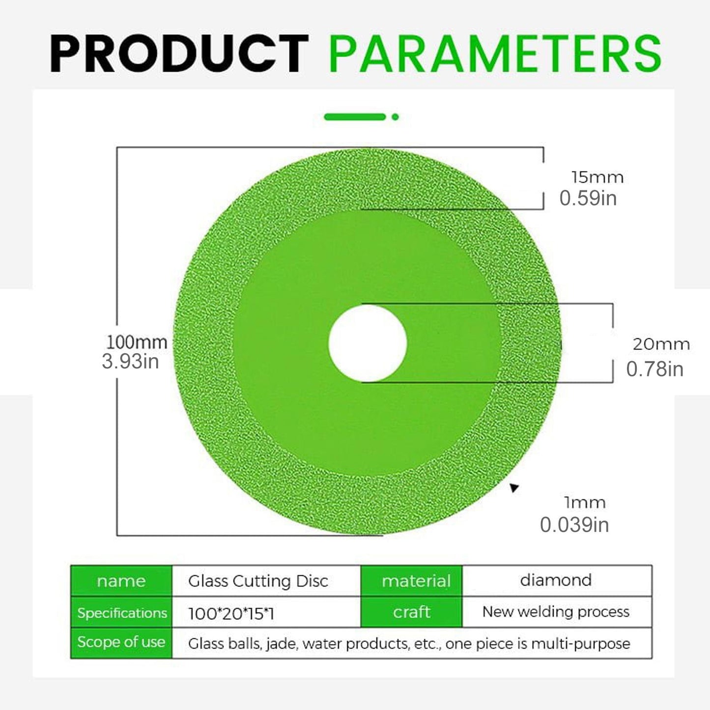 Diamond Marble Glass Cutting Disc