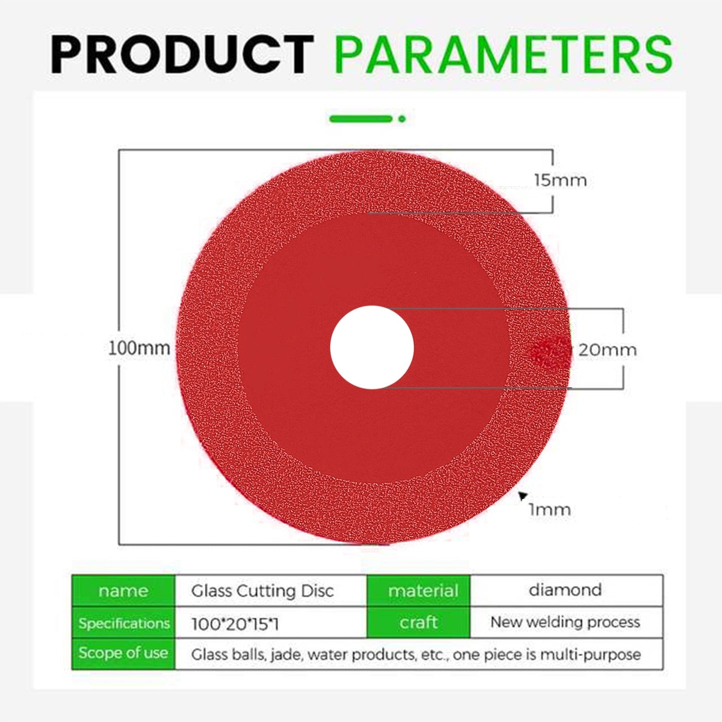 Diamond Marble Glass Cutting Disc