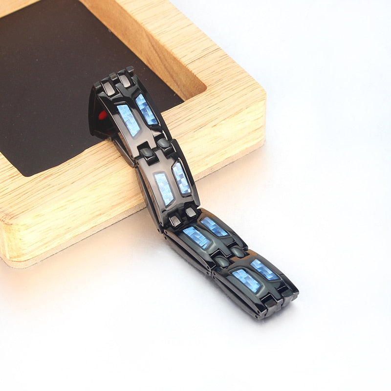 Titanium 4 In 1  Magnetic Energy Health Bracelet