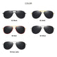 Luxury Pilot Polarized Metal Sunglasses