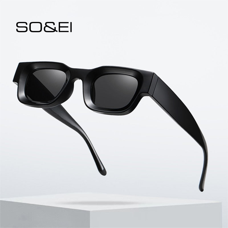 Retro Punk UV400 Square Polarized Sunglasses