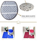 Bathroom Anti-Slip Absorbent Cobblestone Mat Set