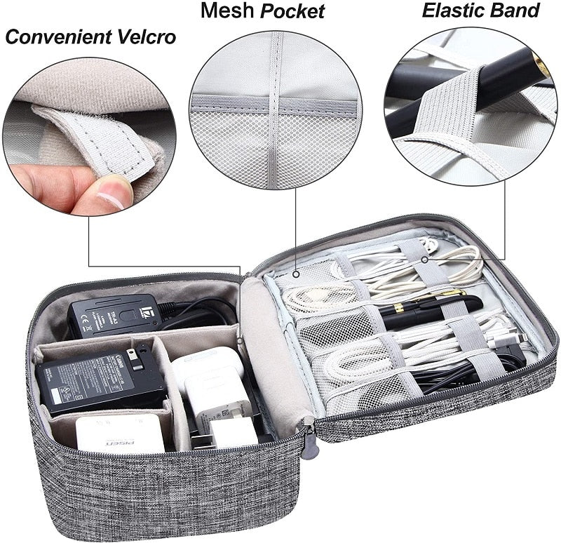 Electronics & Cables Waterproof  Storage Organizer