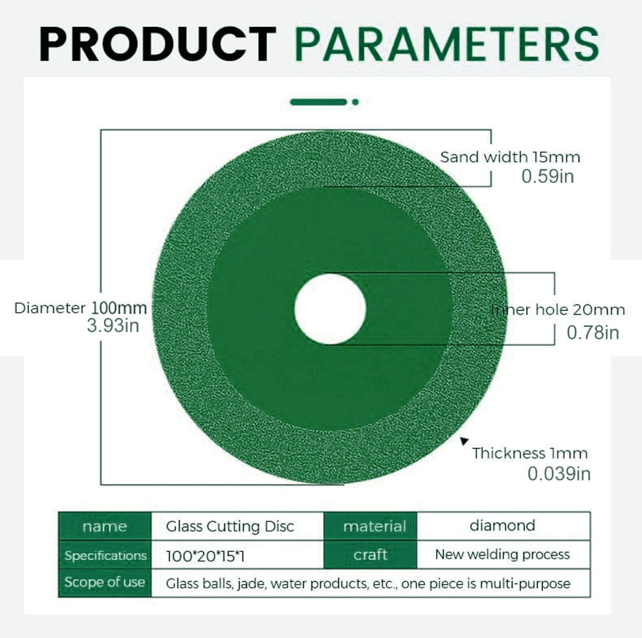 Diamond Marble Glass Cutting Disc