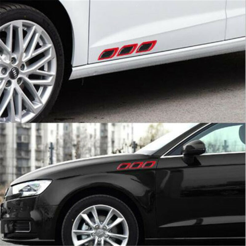 Car Anti-Collision Reflective Warning 3D Stickers (6pcs)