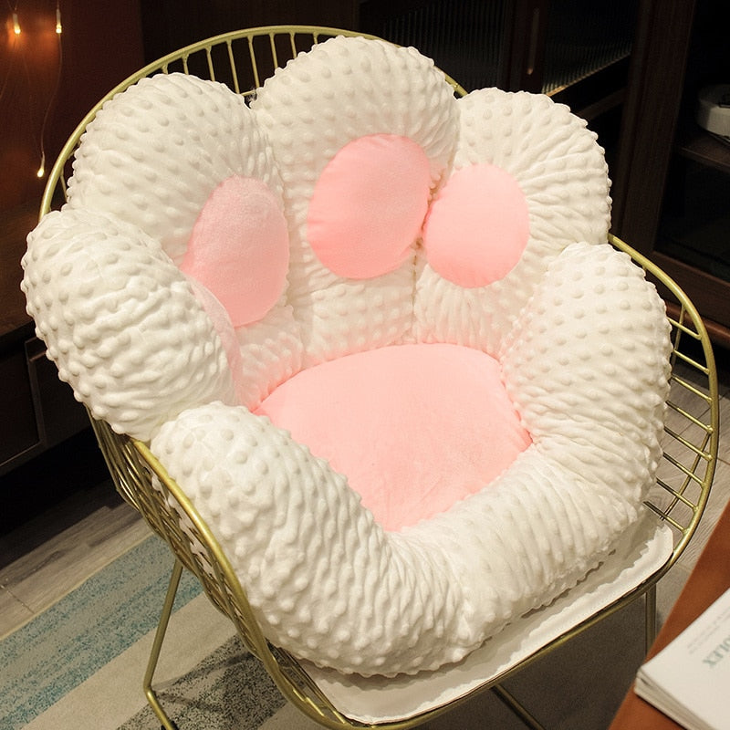 Soft Plush Paw Seat Cushion