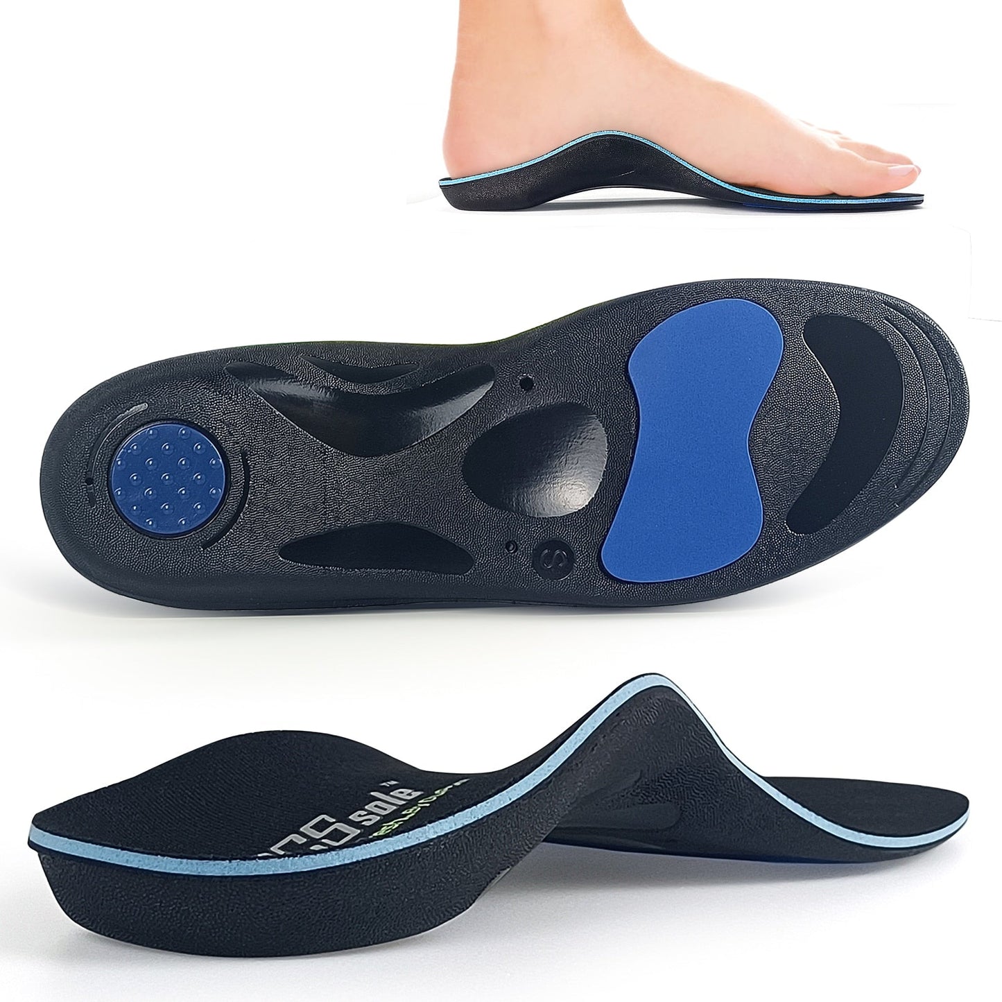 PCSsole Flat Foot Orthopedic Support Medical Insoles