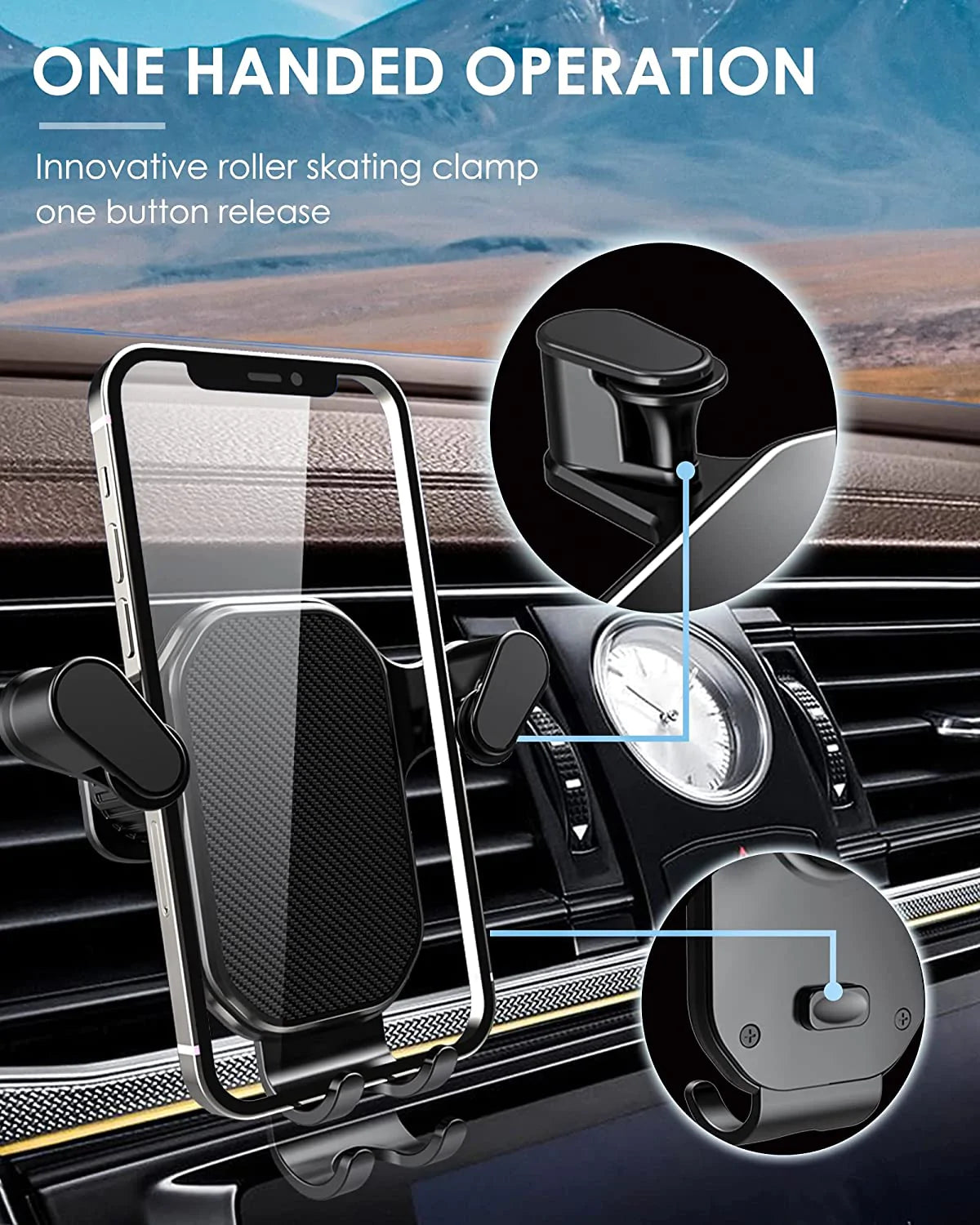 Car Air Vent Gravity Phone Holder