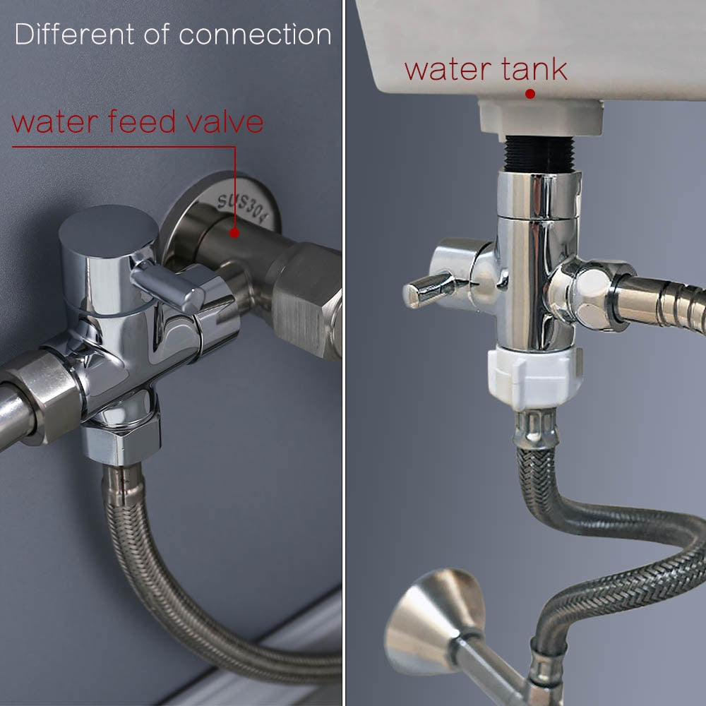 Stainless Steel Bidet Sprayer Bathroom Set