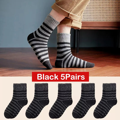 Merino wool Thick Winter Socks For Men (5 pairs)