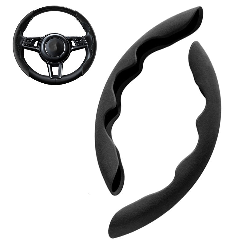Carbon Fiber Universal Non-Slip Steering Wheel Cover