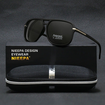 Vintage Squared Polarized Sunglasses