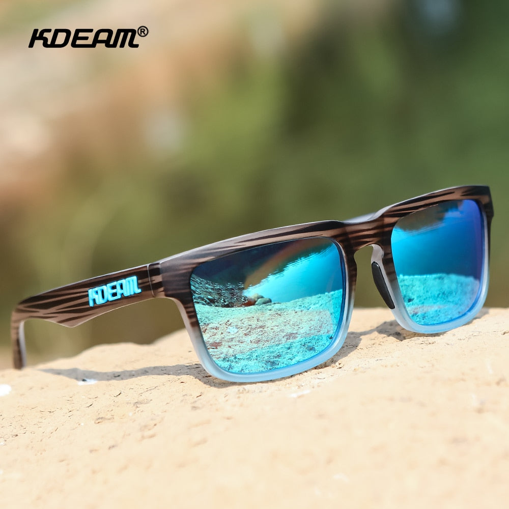 KDEAM Ultra-Stylish Square Polarized Sunglasses