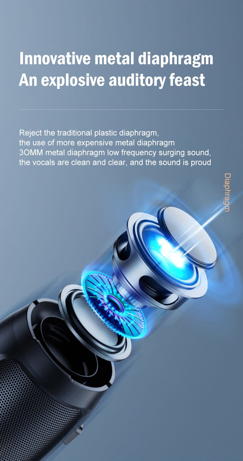 Wireless Double Horn Stereo Hifi Bluetooth speaker