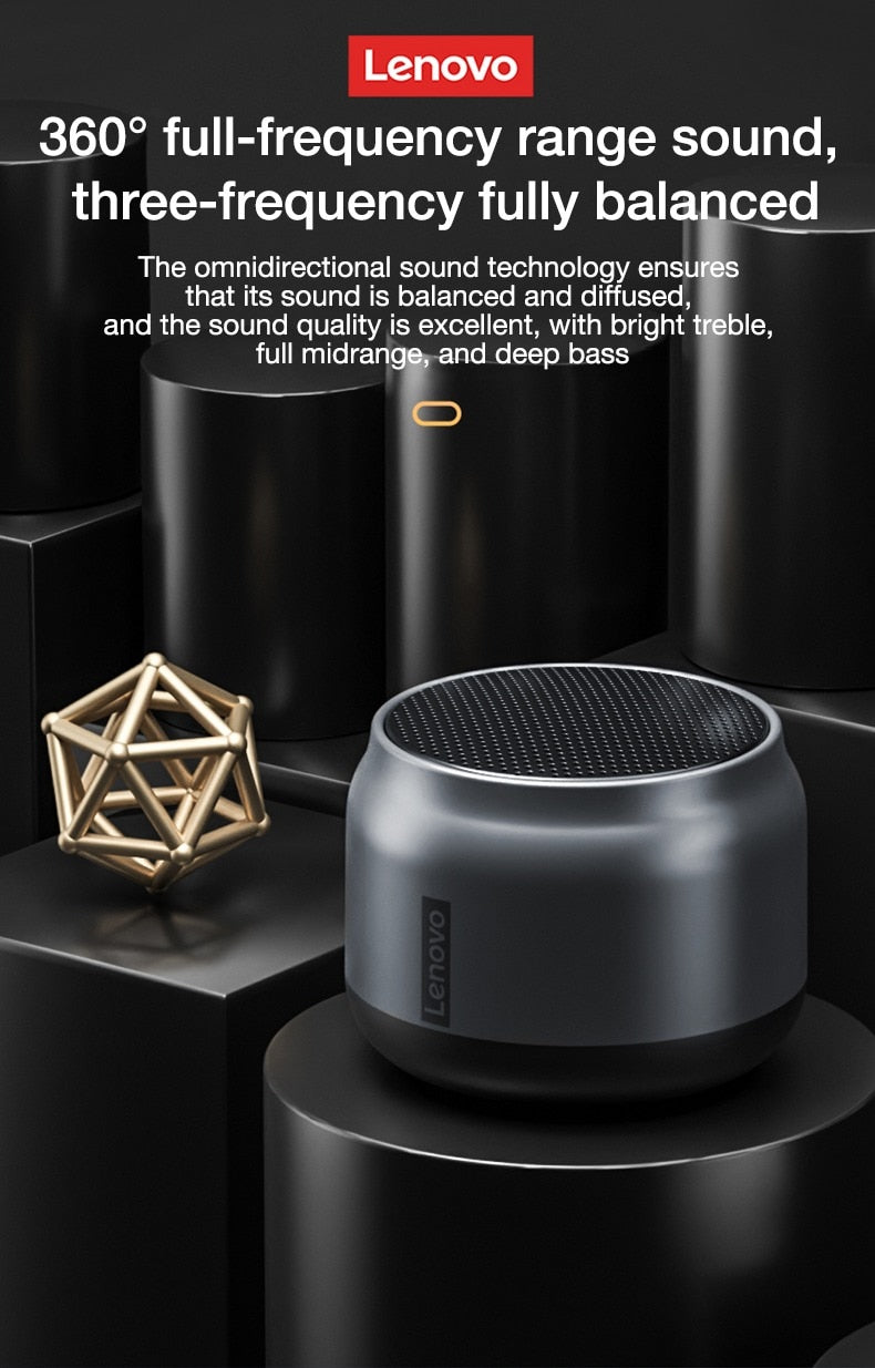 Lenovo™ K3 Hifi Bluetooth Wireless Surround Bass Speaker