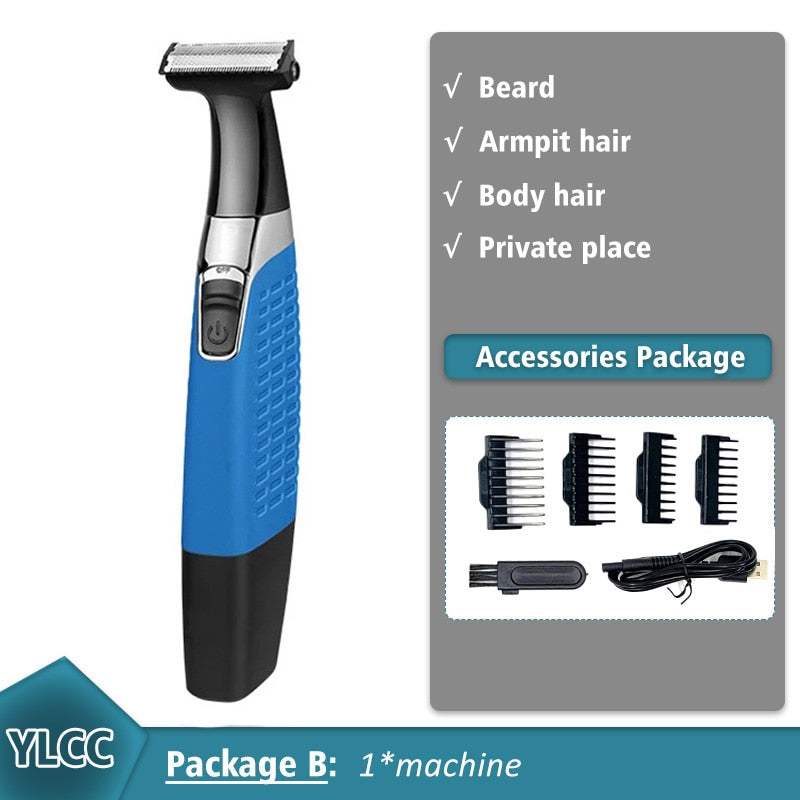 Rechargeable Waterproof Unisex Full Body Shaver