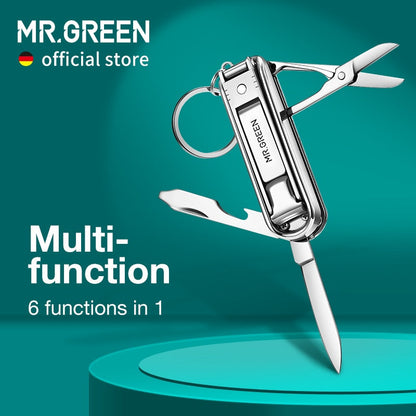 MR.GREEN™ Traveler 6in1 Stainless Steel Multi-tool Nail Clipper
