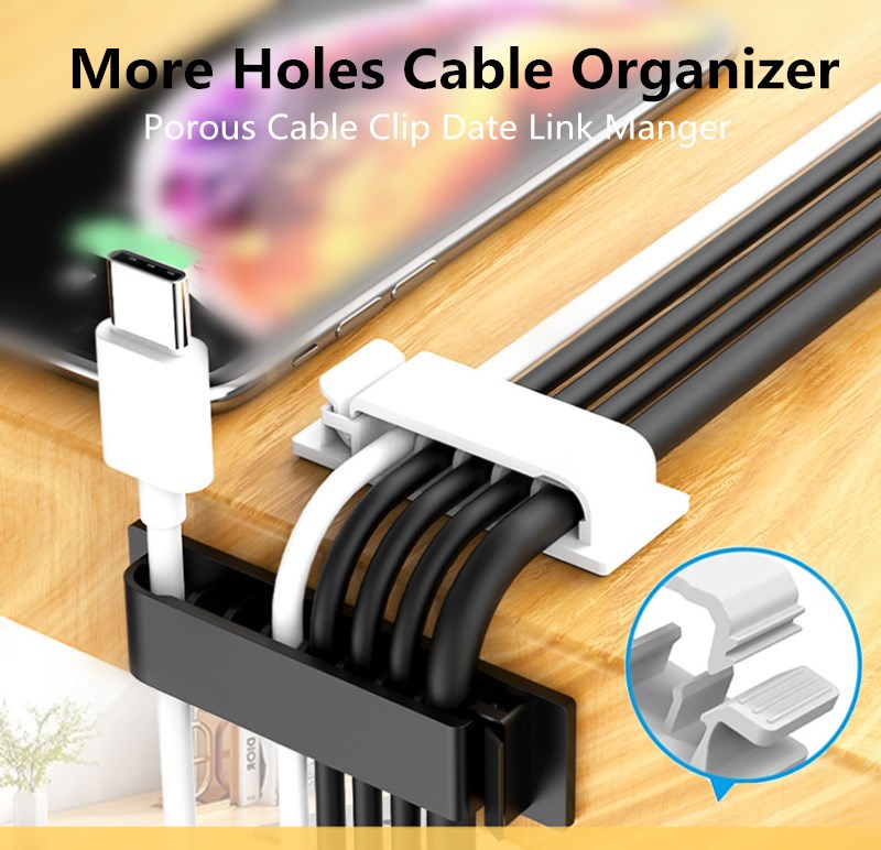 Multipurpose Self-Adhesive Cable Organizer