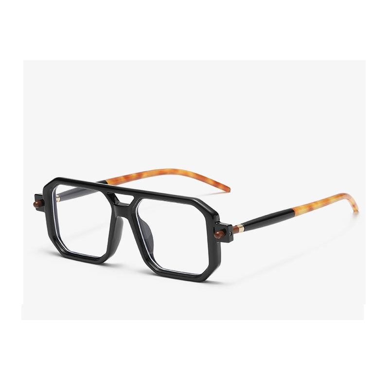 Vintage Clear Lens UV400 Steam Punk Sunglasses