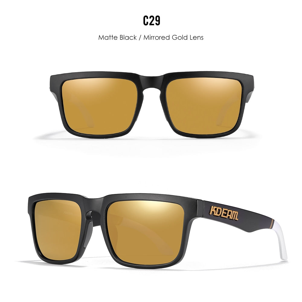 KDEAM Ultra-Stylish Square Polarized Sunglasses