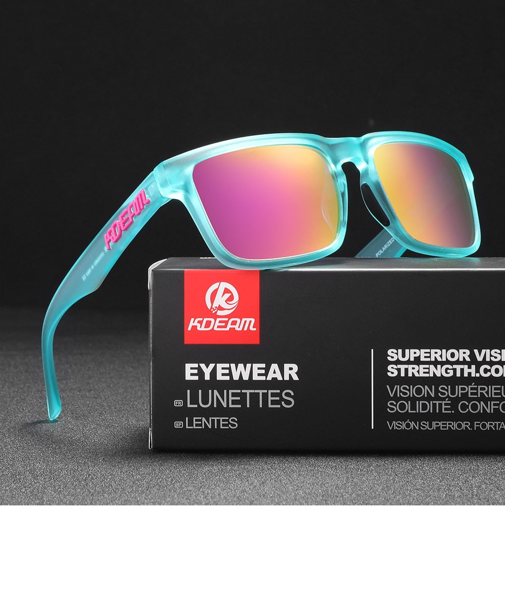 KDEAM Ultra-Stylish Square Polarized Sunglasses