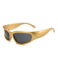 Large Frame Mirror Unisex Designer Sunglasses