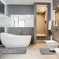 Bathroom Anti-Slip Absorbent Cobblestone Mat Set