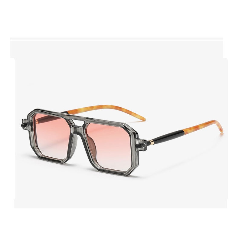 Vintage Clear Lens UV400 Steam Punk Sunglasses