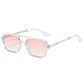 Retro Double Bridges Gradient Sunglasses