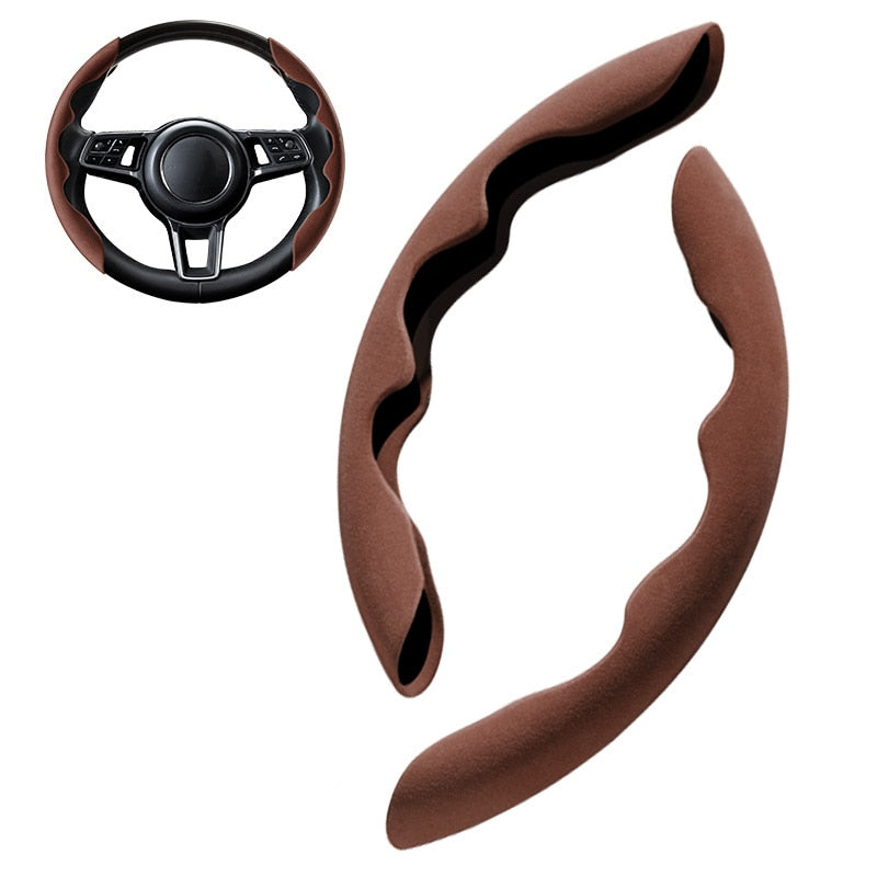 Carbon Fiber Universal Non-Slip Steering Wheel Cover