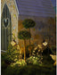 Solar Garden Decor Retro Lantern