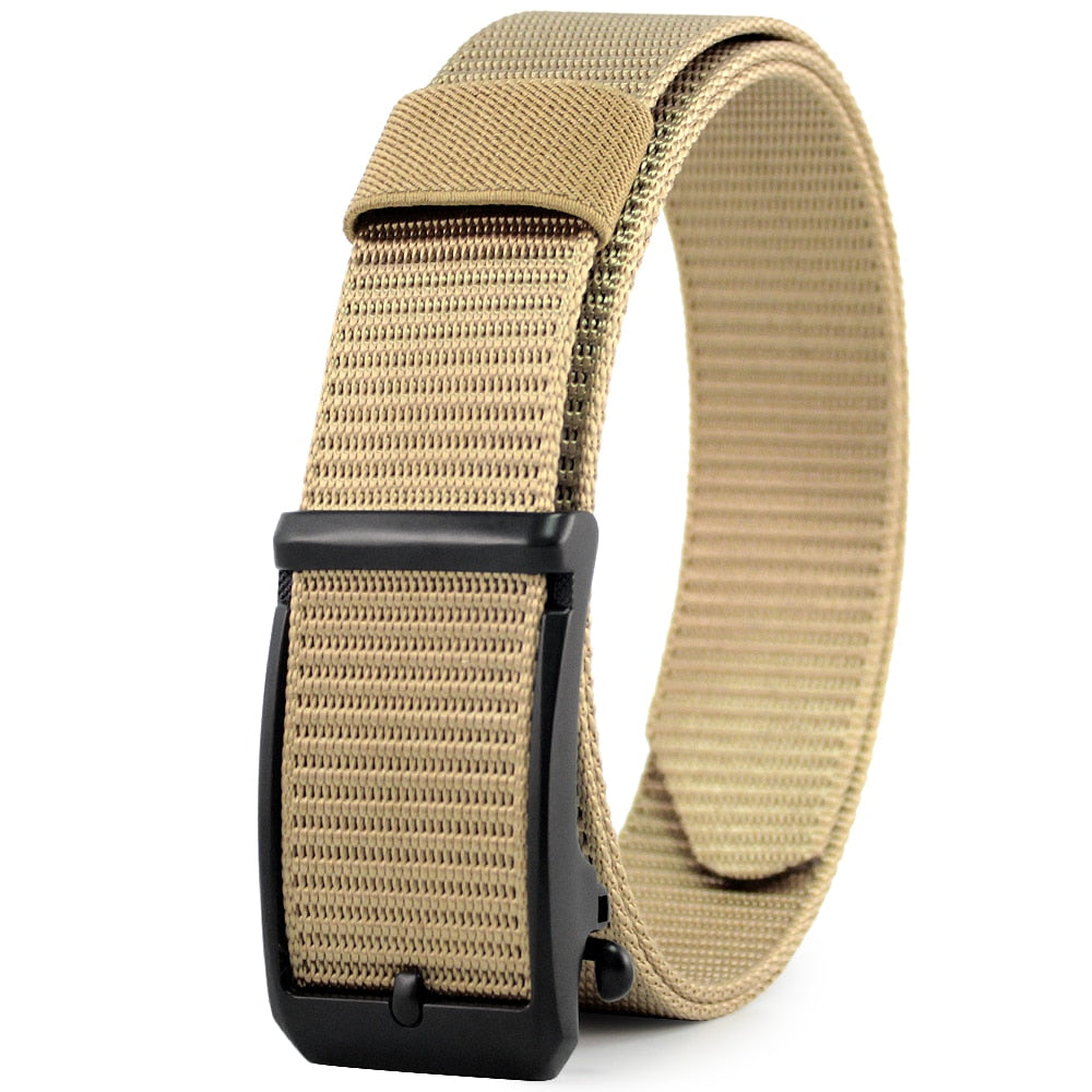 Automatic Buckle 1200D Canvas Cowboy Belt