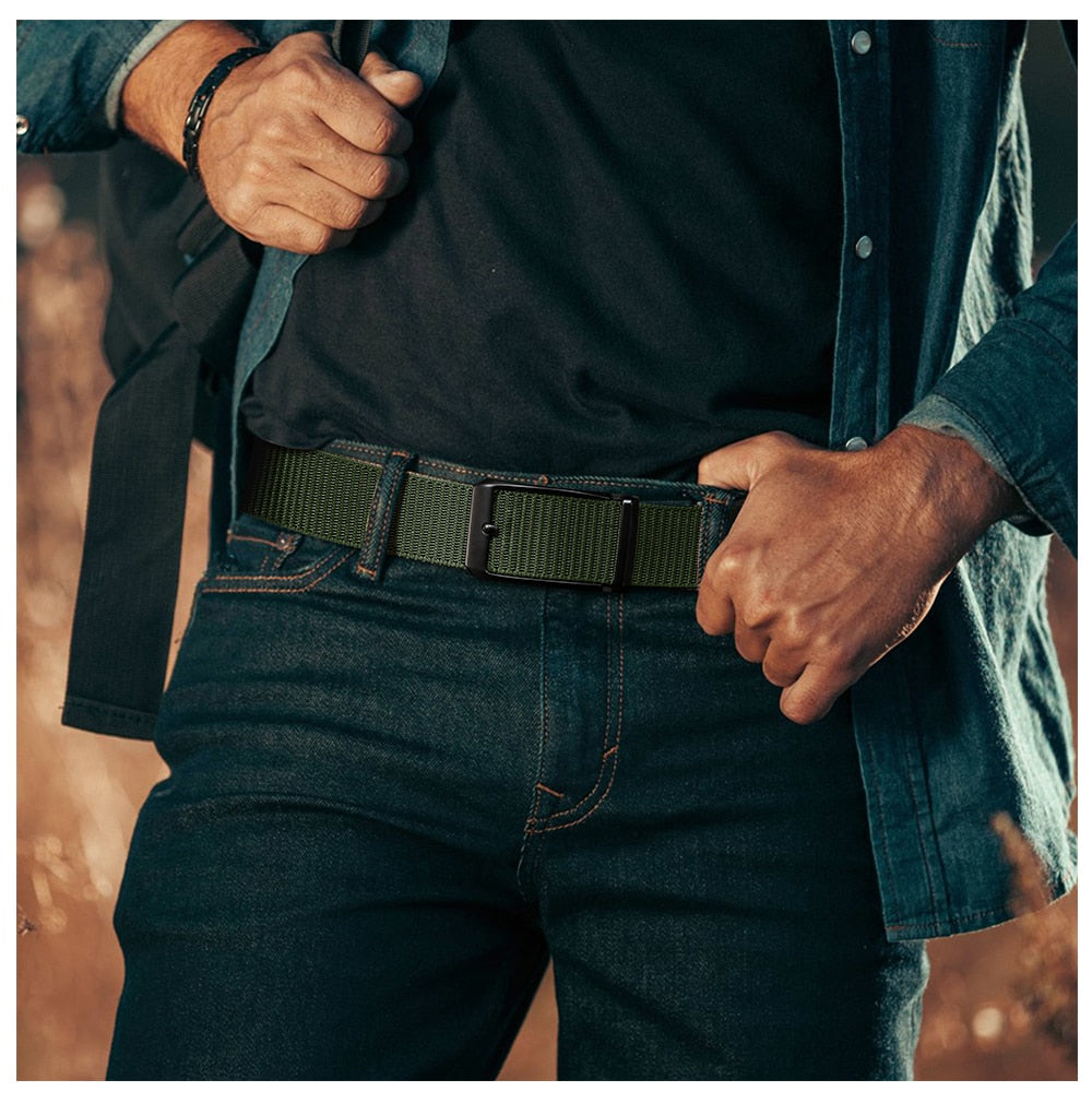 DOOPAI™Automatic Buckle Canvas Designer Belt