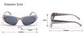 Large Frame Mirror Unisex Designer Sunglasses