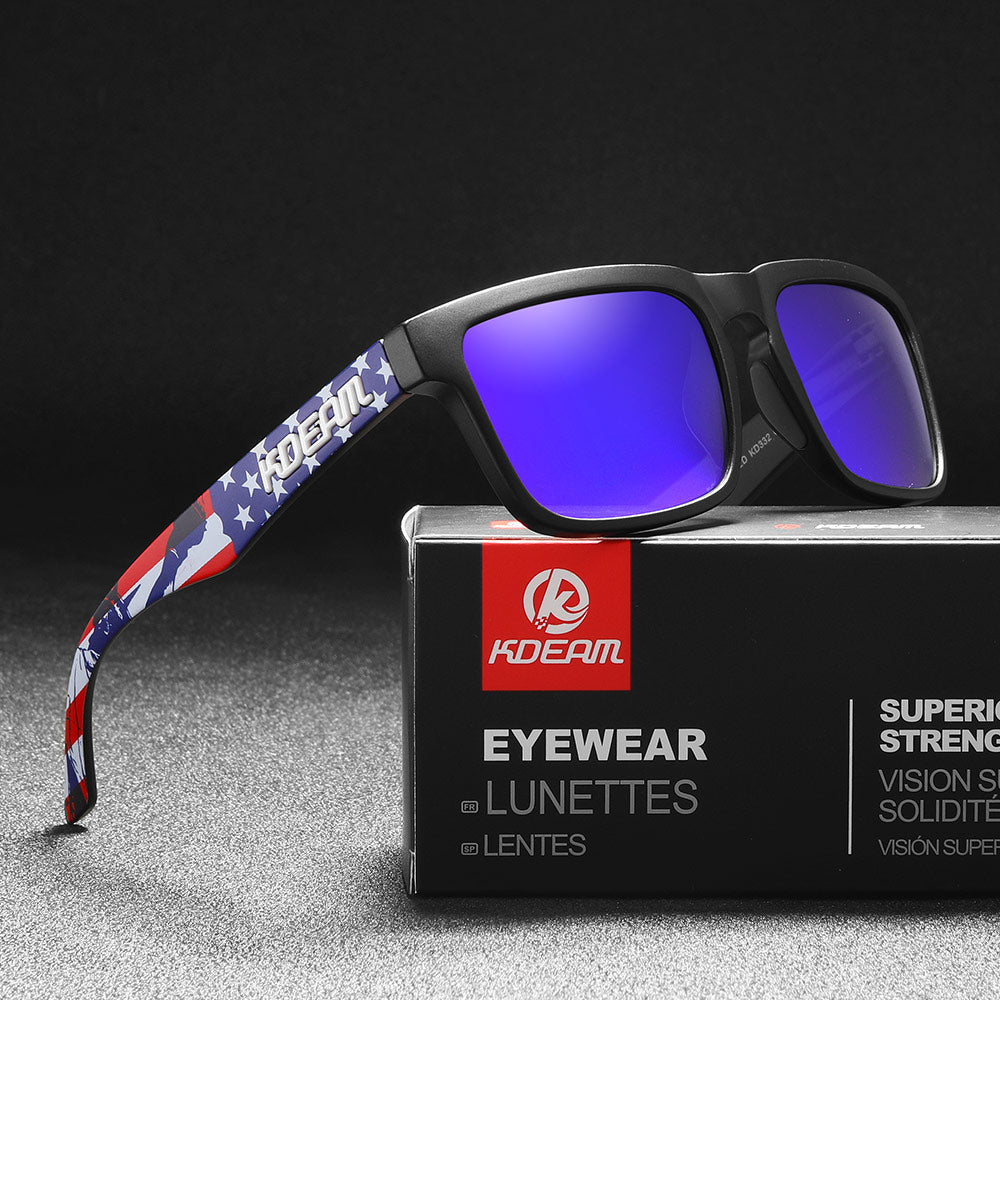 KDEAM Ultra-Stylish Square Polarized Sunglasses
