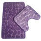Bathroom Anti-Slip Absorbent Cobblestone Mat Set