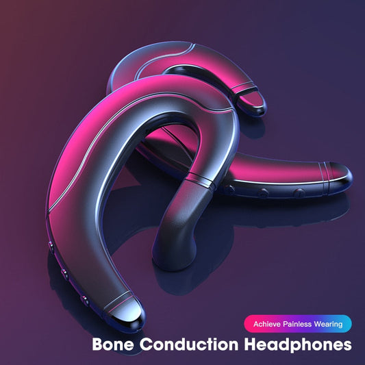 TWS Bluetooth Ear-hook Headset with Bone-Conduction