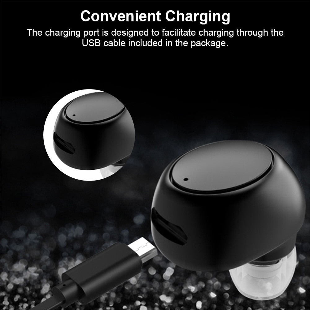 X6 Invisible Mini Hi-Fi Bluetooth Earphone