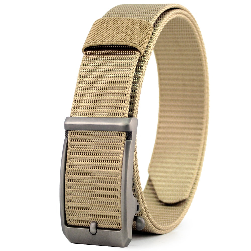 Automatic Buckle 1200D Canvas Cowboy Belt