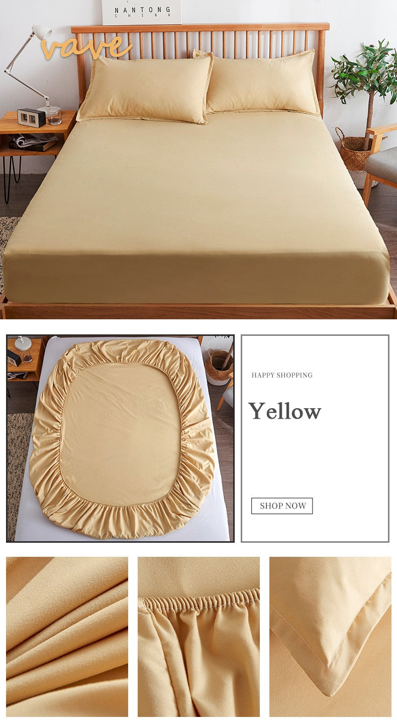 Premium 100% Cotton Breathable Anti-Slip Bed Sheet