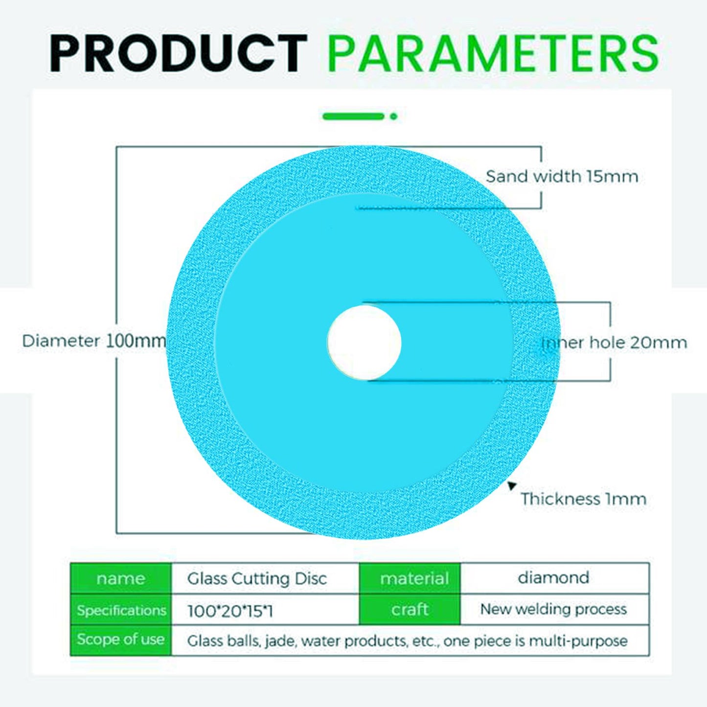 Diamond Marble Glass Cutting Disc