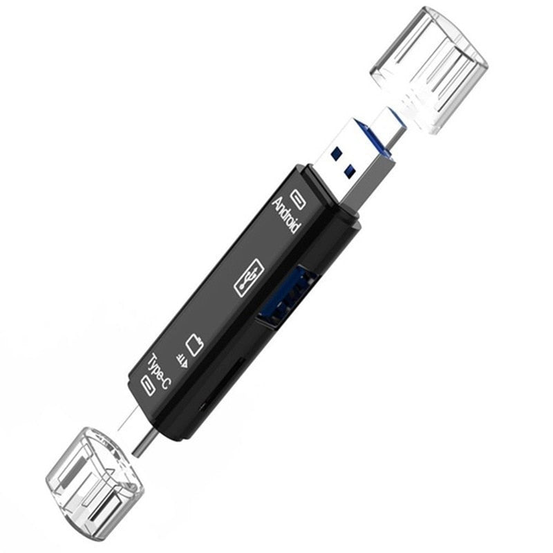 Multifunctional 5 in 1 OTG USB 2.0 Card Reader Adapter