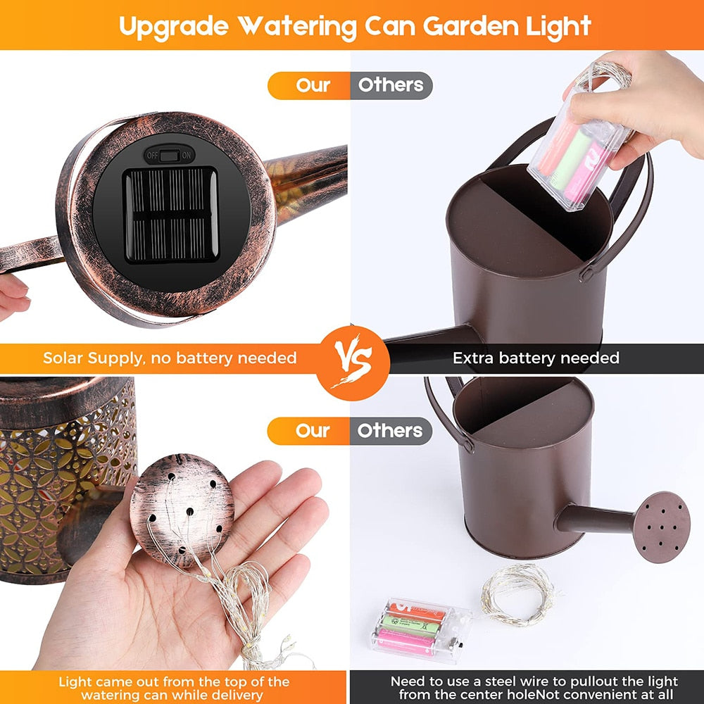 Solar Garden Decor Retro Lantern