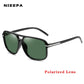 Vintage Squared Polarized Sunglasses