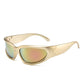 Large Frame Mirror Unisex Designer Sunglasses