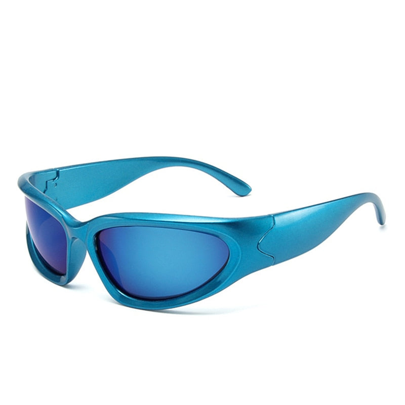 Large Frame Mirror Unisex Designer Sunglasses