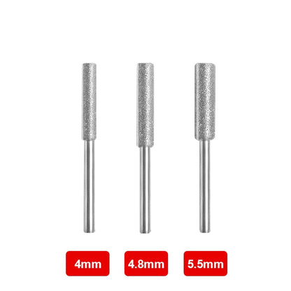 Diamond Coated Cylindrical Chainsaw Sharpening Tool